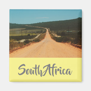 Aimant de vue de route rurale en Afrique du Sud