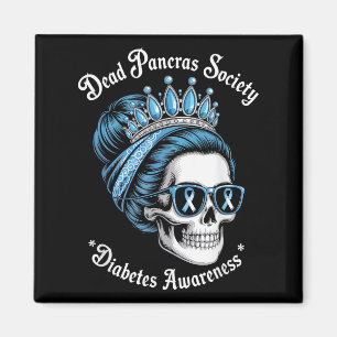 Aimant Dead Pancreas Society Shirt Funny Diabetes Award