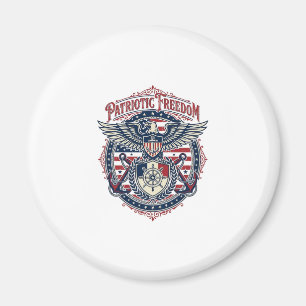 Aimant Débardeur graphique vectoriel pré-coastal patrioti