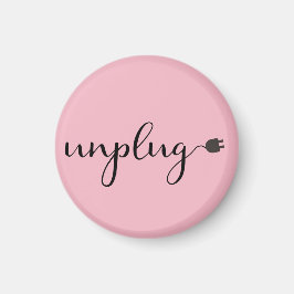 Aimant Débrancher avec le texte et le plug-in de script
