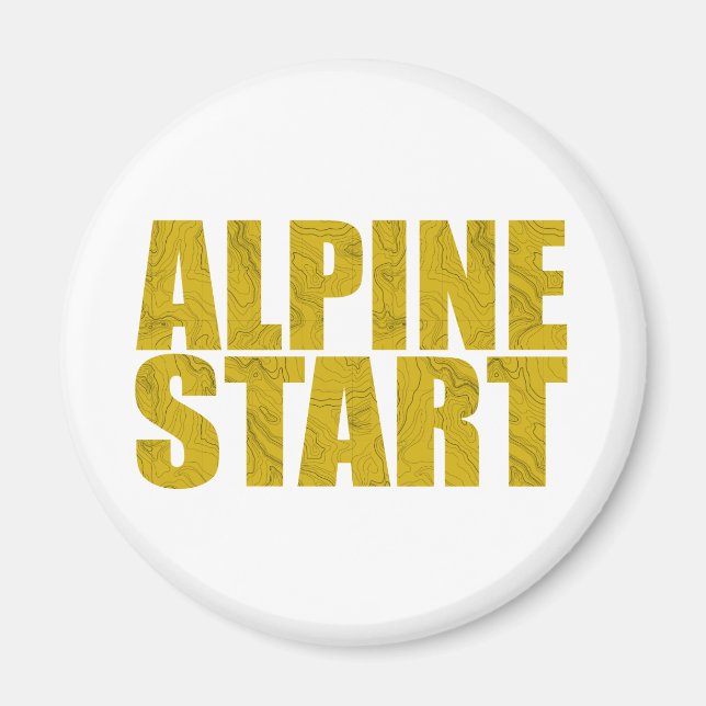 Aimant Début alpin (Topo) (Devant)