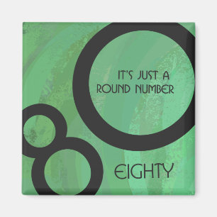 Aimant Décennie verte 80e anniversaire