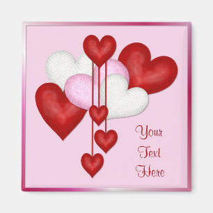 Aimant Décor de coeur