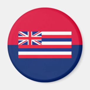 Aimant Décor design du drapeau de l'État d'Hawaii