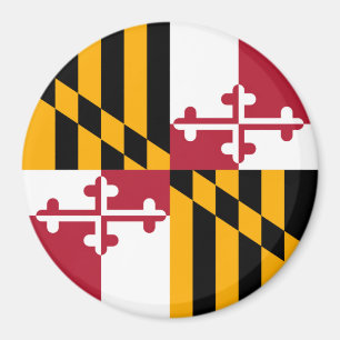 Aimant Décor Design du drapeau de l'État du Maryland