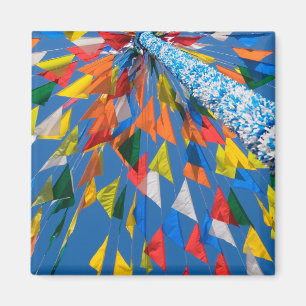 Aimant Décoration du drapeau triangle