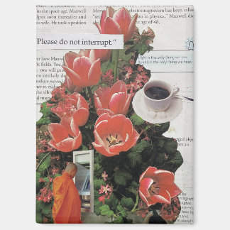 Aimant Décoration moderne abstraite Art mural collage sur