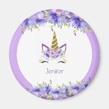 Décorations d'anniversaire licorne violette fraîch