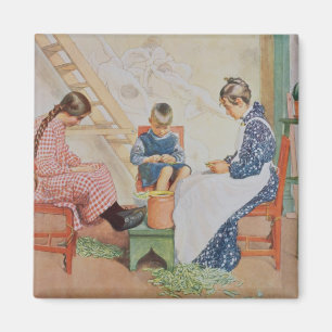 Aimant Décorticage des pois, pub. dans "Lasst Licht