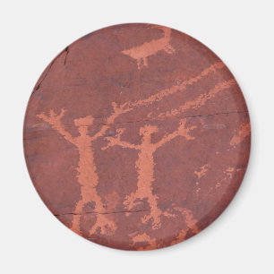 Aimant Découpages de roche en vallée de parc d'état du