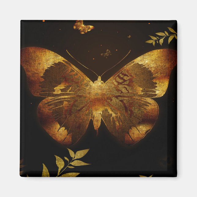 Aimant Découpe à papillon en fer (Devant)