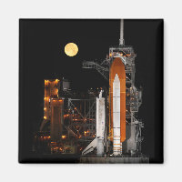 Découverte de navette spatiale et lune