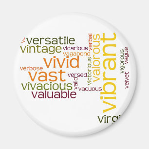 Aimant Décrivez-vous avec des Adjectifs - V