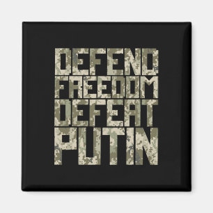 Aimant Défendre la liberté Protéger l'Ukraine Soutien à