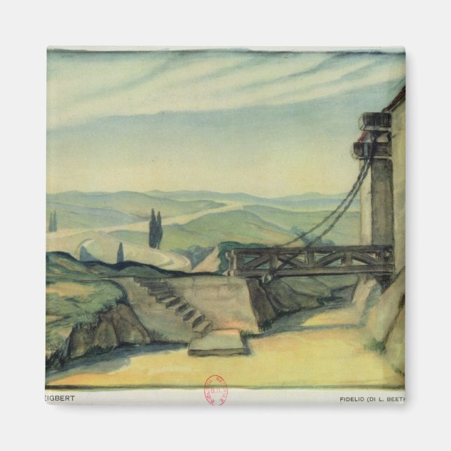 Aimant Définir la conception de l'acte II de l'opéra "Fid (Devant)