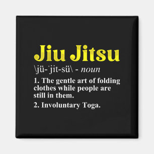 Aimant Définition de Jiu Jitsu drôle BJJ Jiu Jitsu brésil