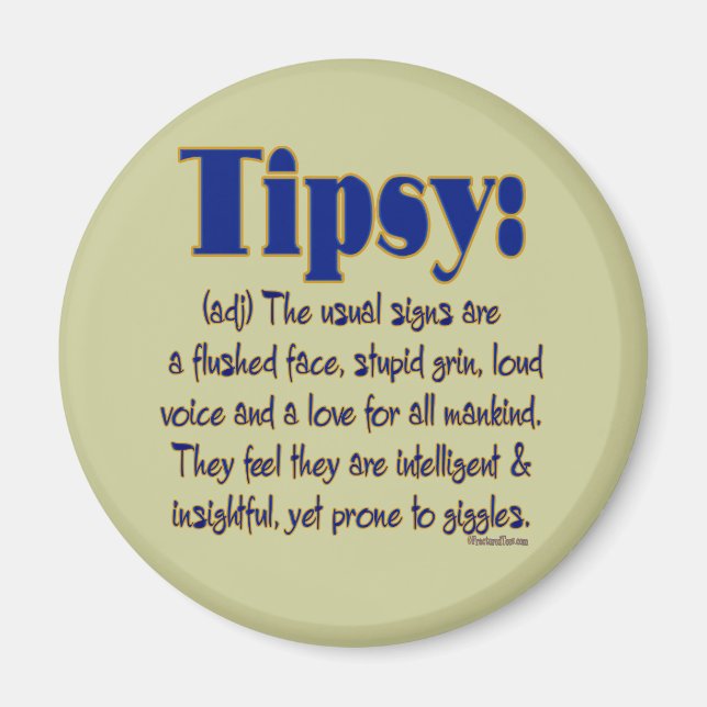 Aimant Définition Tipsy (Devant)