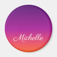 dégradé violet, rose et orange foncé