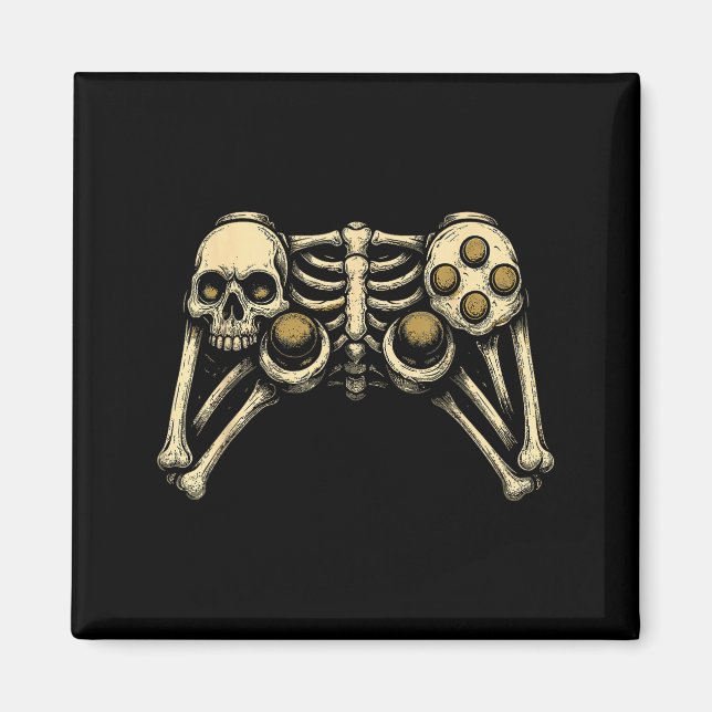 Aimant Déguisement de manette de jeu pour joueur de squel (Devant)