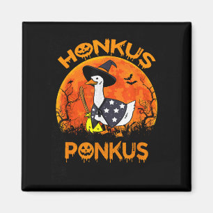 Aimant Déguisement de sorcière pour Halloween Cadeau Honk