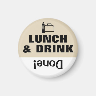 Aimant Déjeuner de panier de rappel de la liste des tâc