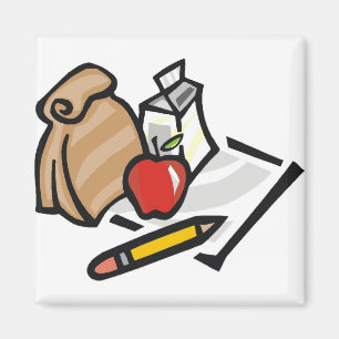 Aimant Déjeuner d'école