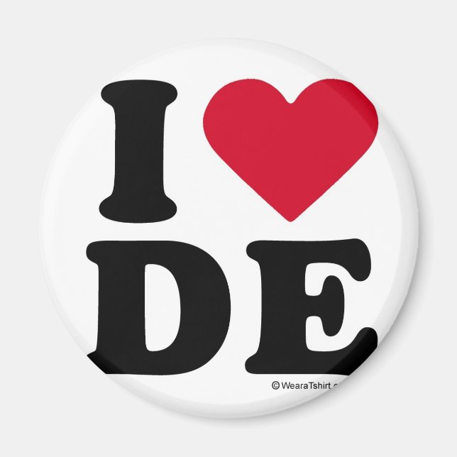 AIMANT DELAWARE - I LOVE DE - I LOVE DELAWARE (Devant)