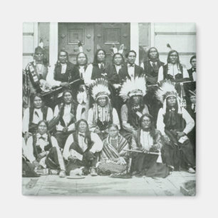 Aimant Délégation indienne des chefs de Sioux à