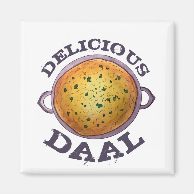 Aimant Délicieux Daal végétarien indien Red Lentil Dal (Devant)
