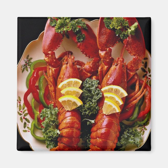Aimant Délicieux homards jumeaux (Devant)