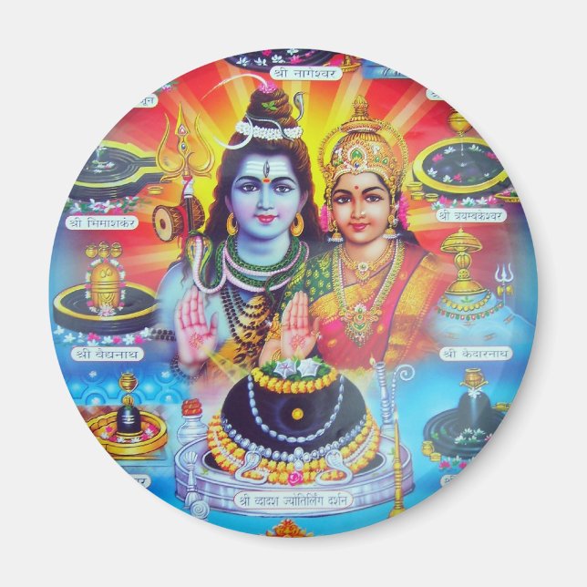 AIMANT DÉLITS MAGIQUES DE L'HINDUISME (Devant)