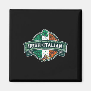 Aimant Demi-irlandais demi-italien drôle irlandais italie