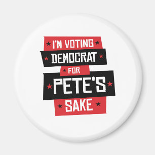 Aimant Démocrate de vote dans l'intéret de Peter