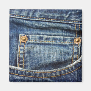Aimant Denim - poche de blue-jean