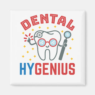 Aimant Dental Hygénie Hygiéniste RDH Drôle Appréciation