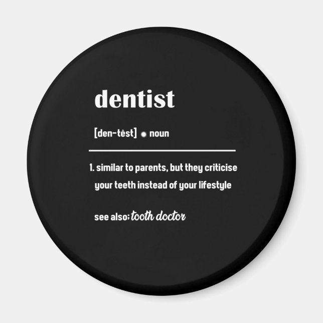Aimant Dentiste Définition Dentistère Dents Dents Dent De (Devant)