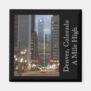Aimant Denver, le Colorado - une ville de haut de mille