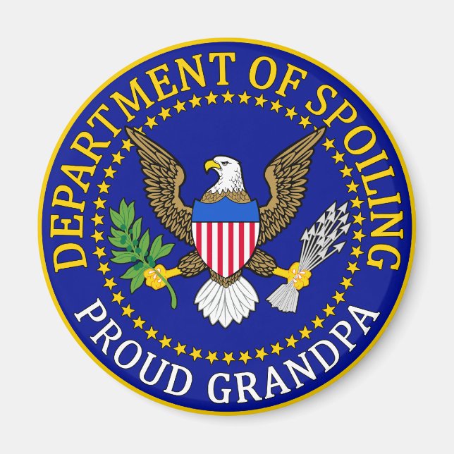 Aimant Département de Spoiling - Fier grand-père (Devant)