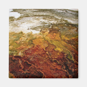 Aimant Dépôts de minérai multicolores dans Yellowstone
