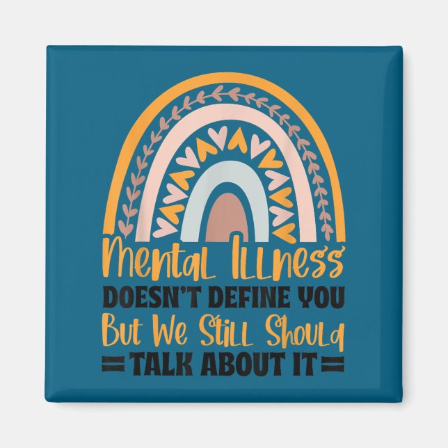 Aimant Depression Mental Illness Mental Health Awareness  (Devant)