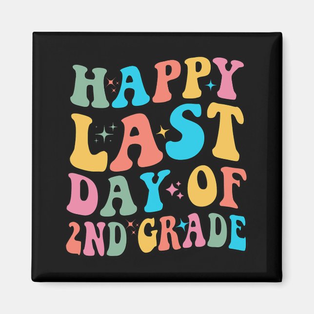 Aimant Dernier Jour De 2E Année Dernière Jour De L'École  (Devant)