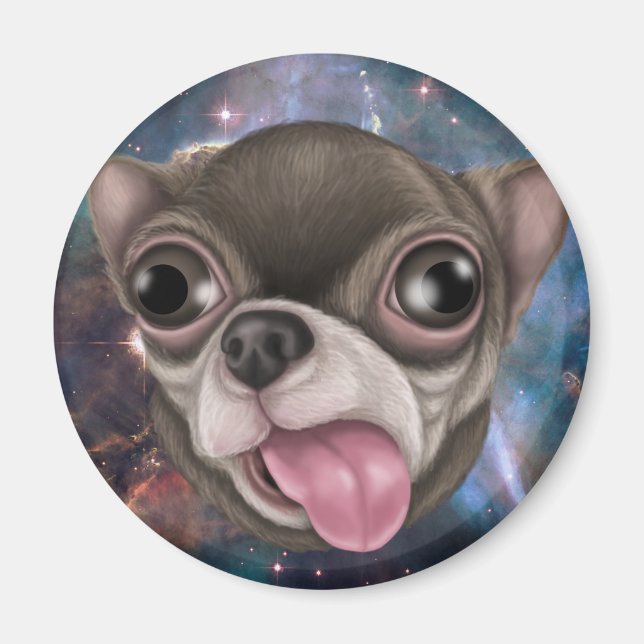 Aimant Derpy Chihuahua (Devant)