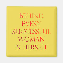 Aimant Derrière La Femme, C'Est Elle-Même Inspirant Citat