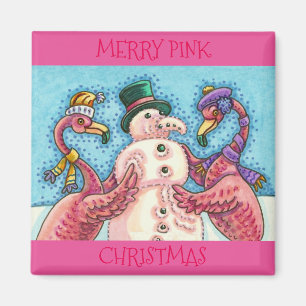 AIMANT DES FLAMANTS ROSES ROSES FABRIQUENT DE LA NEIGE, D