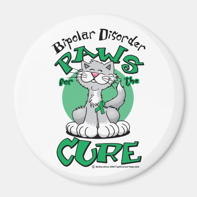 Aimant Des pattes pour l'ordre bipolaire du chat soigné (Devant)
