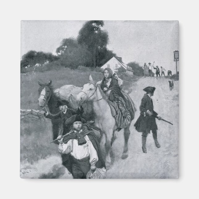 Aimant Des réfugiés conservateurs en route pour le Canada (Devant)