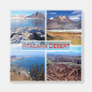 Aimant Désert CL Atacama - Lagon vert - Salar de Talar