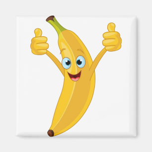 Aimant Design de dessin de banane