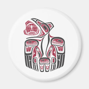 Aimant Design de Haida Raven