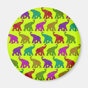 Aimant Design de tuiles motifs Elephant Walk